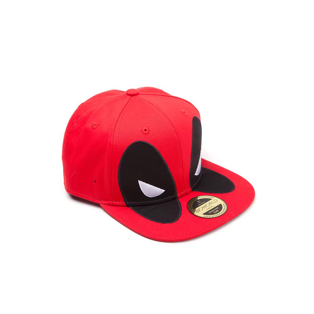 Marvel Deadpool - Big Face Snapback Cap - Red